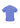 Womens Classic Scrub Top - Mid Blue back
