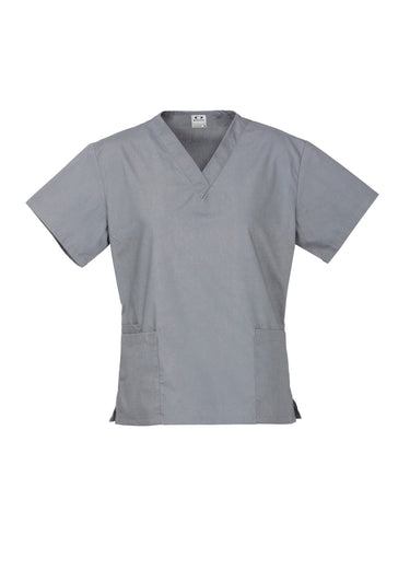 Womens Classic Scrub Top - Pewter