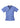 Womens Contrast Scrub Top - Mid Blue/Navy back