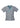 Womens Contrast Scrub Top - Pewter/Aqua