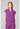 HH 360 Mandarin Collar Crop Top - Plum Violet