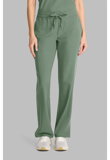 HH Quest Mid Rise Drawstring Straight Leg - Acadia Green