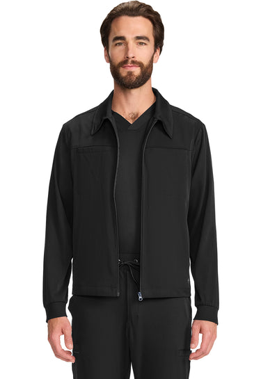 HH Works Men's Zip Front Jacket - Black