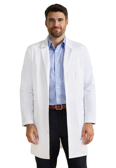 HH White Coat Lawrence Men's 37" Lab Coat - White