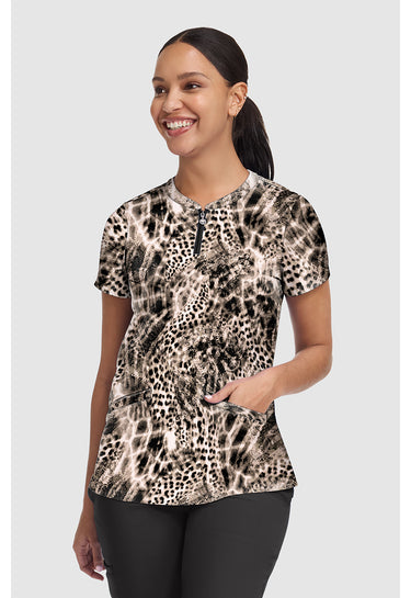 HH Prints Ivy Print Top - Cheetah Breeze