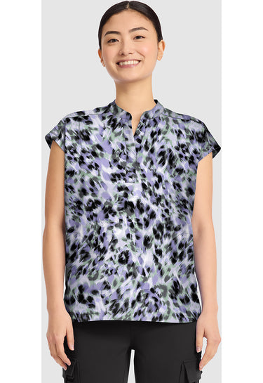 HH Prints Journey Top - Blurred Cheetah