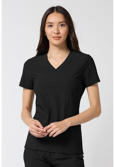 Cherokee Pursuit Women's V-Neck Top - Black