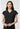 Cherokee Pursuit Women's Dolman V-Neck Top - Black