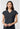 Cherokee Pursuit Women's Dolman V-Neck Top - Pewter