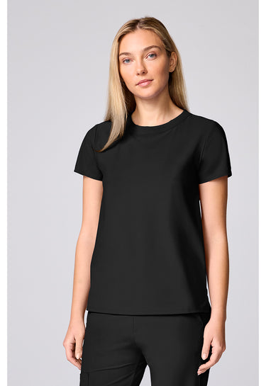 Cherokee Pursuit Women's Crew Neck Top - Black