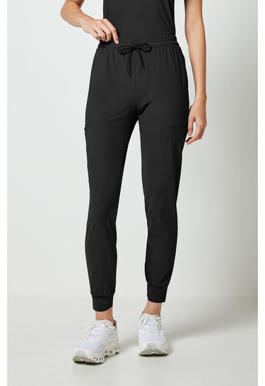 Cherokee Pursuit Women's 5-Pocket Jogger Pant - Black