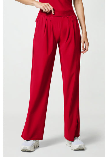 Cherokee Pursuit Women's 3-Pocket Wide Leg Pant - Cherry Pop