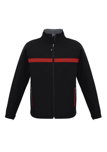 Unisex Charger Jacket - Black/Red/Grey