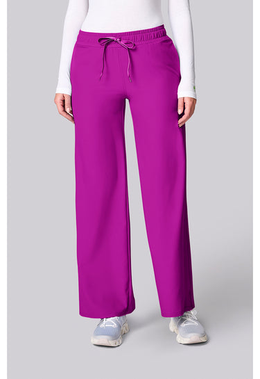 MC Insight Wide Leg Pintuck Pant - Back to the Fuschia