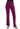 MC Insight Women's Mid Rise Flare Leg Pant - Wine