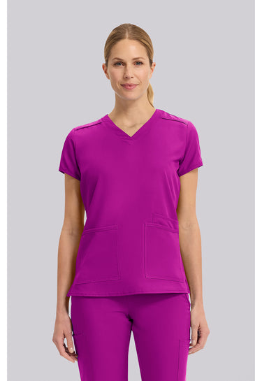 MC Insight 3 Pocket Top - Back to the Fuschia