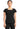 MC Amp Women's 3-Pocket Square Neck Top - Black