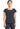 MC Amp Women's 3-Pocket Square Neck Top - Pewter