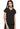 MC Amp Quarter Zip V-Neck Tuckable Top - Black
