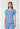 MC Touch V-Neck Shirttail Top - Ciel