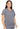 MC Touch V-Neck Shirttail Top - Cloud