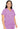 MC Touch V-Neck Shirttail Top - Lilac
