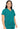 MC Touch V-Neck Shirttail Top - Teal