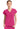 MC Amp Knit Raglan V-Neck Top - Pink Power