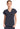 MC Amp Knit Raglan V-Neck Top - Pewter
