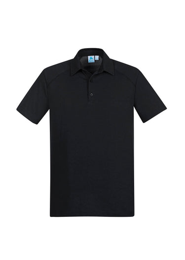 Mens Byron Short Sleeve Polo - Black