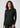 Womens Action Long Sleeve Polo - Black