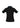 Womens Jet Short Sleeve Polo - Black/Cyan back