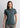 Womens Focus Short Sleeve Polo - Seafoam/Charcoal back