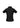 Womens Micro Waffle Short Sleeve Polo - Black back