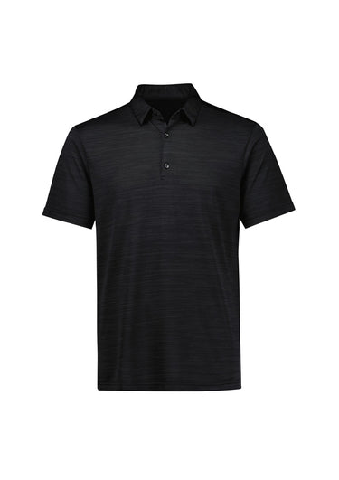 Mens Orbit Short Sleeve Polo - Black