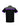 Mens Charger Short Sleeve Polo - Black/Purple/Grey back