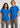 Mens Cyber Short Sleeve Polo - Royal/Silver