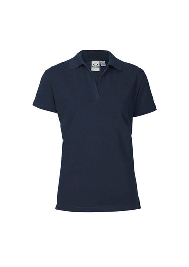Womens Oceana Short Sleeve Polo - Navy