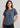 Womens Vienna Short Sleeve Blouse - Storm Blue