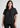 Womens Dahlia Short Sleeve Blouse - Black