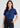 Womens Dahlia Short Sleeve Blouse - Navy