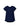 Womens Kayla V-Neck Pleat Blouse - Navy back