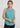 Womens Estelle Sleeveless Pleat Detail Blouse - Aqua