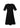 Womens Siena Extended Short Sleeve Dress - Black back