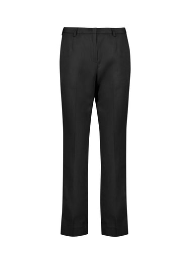 Womens Cool Stretch Tapered Leg Adjustable Waist Pant - Black