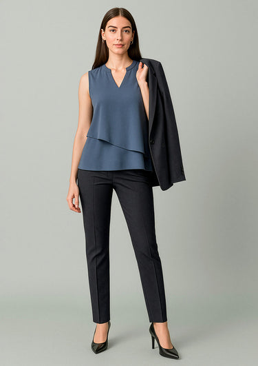 Womens Renew Mid-Waist Slim Leg Pant - Pencil Black