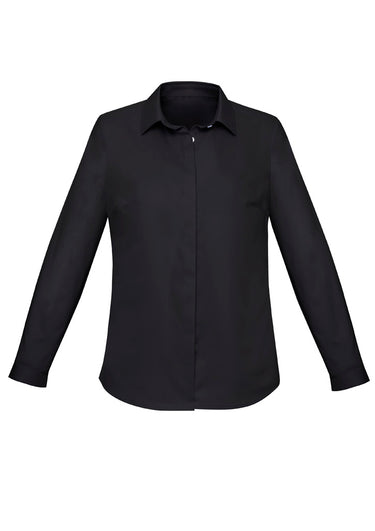 Womens Charlie Long Sleeve Shirt - Black