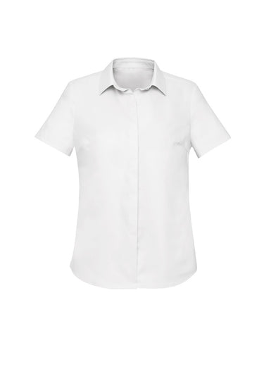 Womens Charlie Short Sleeve Shirt - White