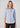 Womens Charlie 3/4 Sleeve Shirt - Blue Chambray