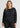 Womens Skye Batwing Sweater Top - Black